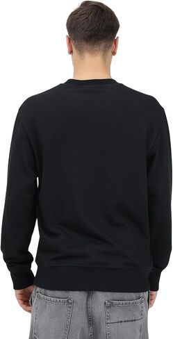 Versace Jeans Couture Black/Gold Cotton Mens Baroque Print Sweatshirt in Saudi Arabia