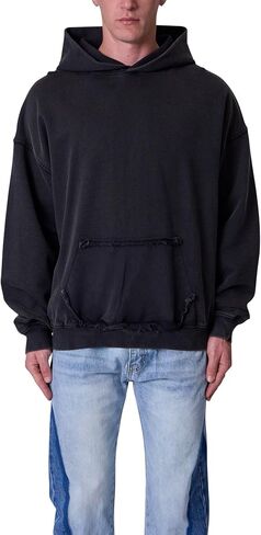 mnml Men's Raw Stitch Hoodie in Saudi Arabia