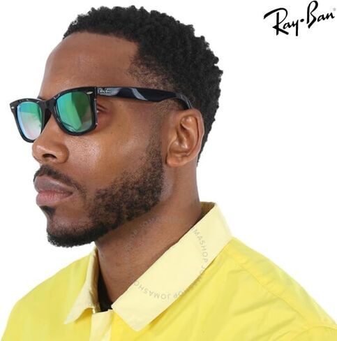 Ray-Ban RB2140F ORIGINAL WAYFARER CLASSIC LOW BRIDGE FIT Square Shaped Sunglasses with Official RAYBAN Eyewear Kit in Saudi Arabia
