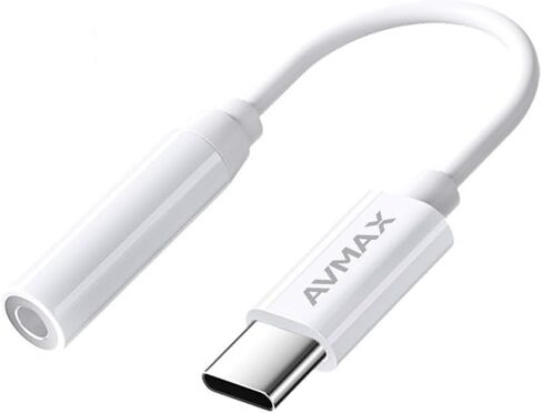 AVMAX USB C to 3.5mm Audio Headphone Adapter HiFi 2 Pack,Type c to Aux Female Cable for 16 15 Plus, S24 S23 S22 S21 S20 and More Type c Devices in Kuwait