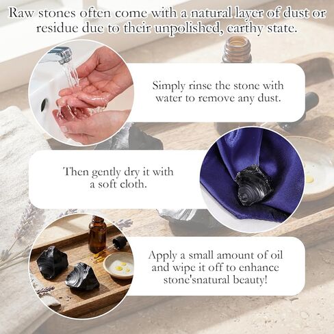 2 Pcs Black Obsidian Raw Crystals, 1.2-2" Large Natural Rough Stones Rocks Healing Crystal for Tumbling Cabbing Polishing Decoration Wire Wrapping Wicca Reiki in Saudi Arabia