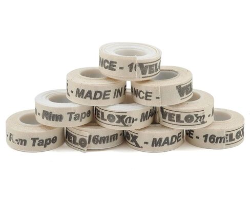 Velox Unisex Deluxe Cotton Rim Tape, White, 19mm Pair UK in Saudi Arabia