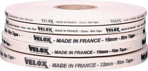 Velox Unisex Deluxe Cotton Rim Tape, White, 19mm Pair UK in Saudi Arabia