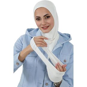 Detachable Visor Cotton Turban for Women Strech Head Wrap Combed Cotton Stylish One-Size Cap in Kuwait