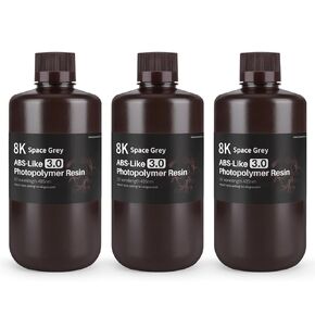 ELEGOO ABS-Like الراتنج 2.0 فوتوبوليمر راتنج معالجة بالأشعة فوق البنفسجية 40nm ABS راتنج ثلاثي الأبعاد لطابعة LCD ثلاثية الأبعاد رمادي 1000G in Kuwait