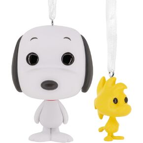Hallmark Peanuts Snoopy and Woodstock Funko POP! Christmas Ornaments, Set of 2, Pop Culture Gifts in Saudi Arabia