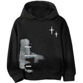 SOLY HUX Boy's Graphic Hoodie Long Sleeve Hooded Pullover Sweatshirt Casual Streetwear Tops in Kuwait