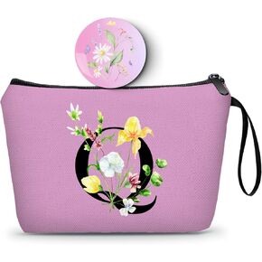 Birthday Friendship Womens Bridesmaid Proposal Personalized Gifts for Friend Sister Teacher Coworkers Bride Travel Makeup Cosmetic Bag with Mirror Valentines Mothers Day Christmas Graduation J in Saudi Arabia
