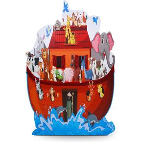 6 Feet Noah's Ark Stand up Cardboard Cutout Life Size Religious Theme Party Decoration Backdrop Photo Props Stand up Noah Ark Bible's Standup Cardboard for Sunday School Christ Theme Party in Saudi Arabia