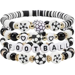 Basketball Soccer Volleyball Baseball Bracelet Accessories Gifts for Women Mom in Kuwait