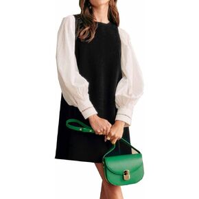 Women's Casual Loose Tank Dress Crew Neck Sleeveless Shift Mini Dress in Saudi Arabia