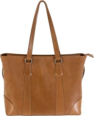 Smith & Wesson Travel Tote – Concealed Carry Leather Tote Bag with Secure CCW Compartment - Brown in Saudi Arabia