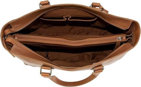 Smith & Wesson Travel Tote – Concealed Carry Leather Tote Bag with Secure CCW Compartment - Brown in Saudi Arabia