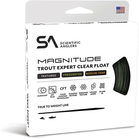 Scientific Anglers Magnitude Textured Trout Expert 10' Clear Tip in Saudi Arabia