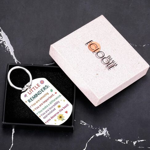 Tween Girls Gifts, College Gift for Girls, Valentine Keychain Gift for Daughter Age 20s-Inspirational Gifts for Daughter 8 12 16 21, Little Reminder Keychain-School Supplies for High School Student in Saudi Arabia