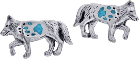 .925 Sterling Silver Southwestern Style Stud Earrings in Saudi Arabia