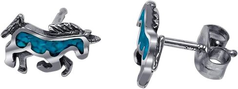 .925 Sterling Silver Southwestern Style Stud Earrings in Saudi Arabia