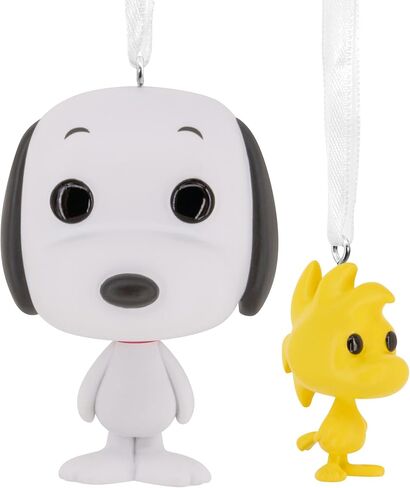 Hallmark Peanuts Snoopy and Woodstock Funko POP! Christmas Ornaments, Set of 2, Pop Culture Gifts in Saudi Arabia