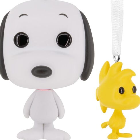 Hallmark Peanuts Snoopy and Woodstock Funko POP! Christmas Ornaments, Set of 2, Pop Culture Gifts in Saudi Arabia