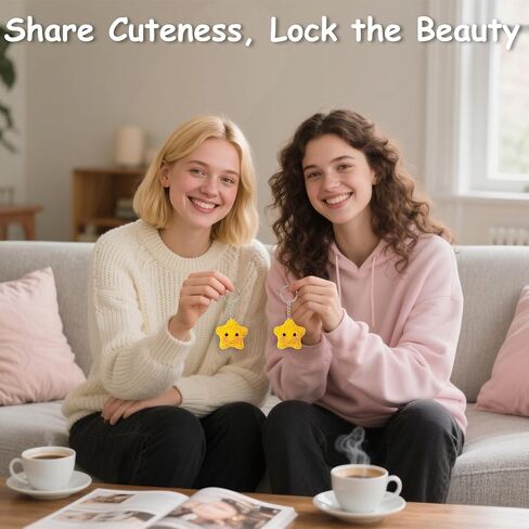 سلسلة مفاتيح على شكل نجمة لطيفة، سحر حقيبة كروشيه مصنوعة يدويًا، سلسلة مفاتيح كاواي للوجه المبتسم للنساء والفتيات، هدية عيد ميلاد، سحر المحفظة، ديكور حلقة المفاتيح in Saudi Arabia