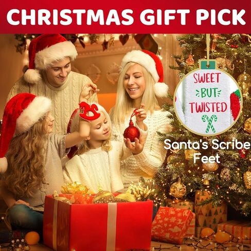 HAPPYPOP Cozy Christmas Socks Gift - Elf Candy Cane Lights Xmas Socks for Adults in Saudi Arabia