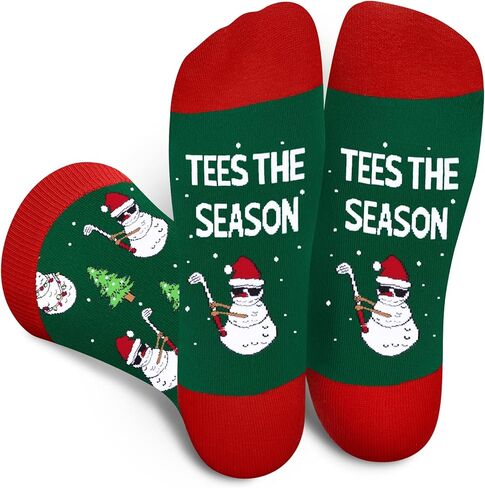 Funny Christmas Socks for Men Women Teens Boys - Novelty Funky Socks - Xmas Fun Gifts Ideas Stocking Stuffers in Saudi Arabia