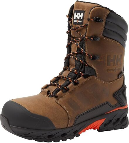 أحذية العمل الشتوية من Helly-Hansen BOA بمقدمة مركبة - حماية من الصدمات عند أصابع القدم - أحذية عمل مقاومة للماء للرجال in Kuwait