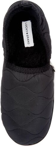 Lucky Brand Men's Quilted A-line Slippers – Stylish and Cozy Indoor Footwear for Men in Saudi Arabia