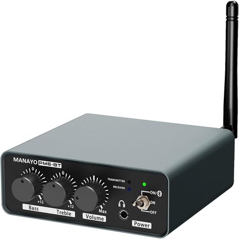 Bluetooth Phono Turntable Preamp, Phonograph Preamplifier with RCA Input, RCA/Bluetooth Output, Phono Preamp for Vinyl Record Player with Phono and Line Level Output Switch with 36db/4db Gain in Kuwait