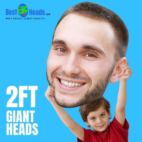 Best BIG Heads™ Cutouts - 2-ft Giant Head Cardboard Cutout in Saudi Arabia