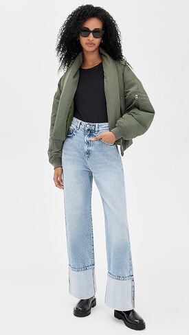سترة طيران نسائية بياقة شال من Alpha Industries in Saudi Arabia