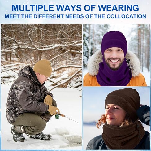 Liitrsh 320 Pcs Bulk Winter Beanies Gloves Scarf Sock Sets for Men Women, Fleece Hats for Homeless Donation Charity Bundle (Collision Color) in Saudi Arabia