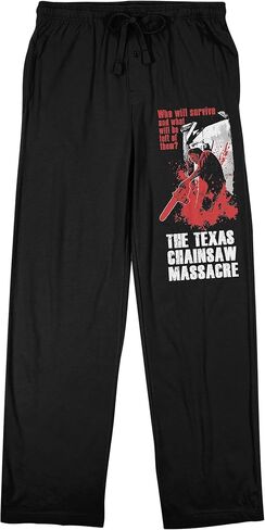 Bioworld Texas Chainsaw Massacre Black Sleep Pajama Pants in Saudi Arabia