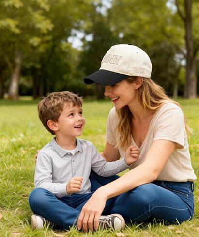 قبعة Mommin للنساء، قبعة بيسبول مطرزة من القطن قابلة للتعديل، هدايا عيد ميلاد الأم للأم من الابنة in Kuwait