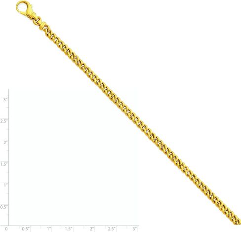 14K Gold Fancy Link Bracelet 8" in Saudi Arabia