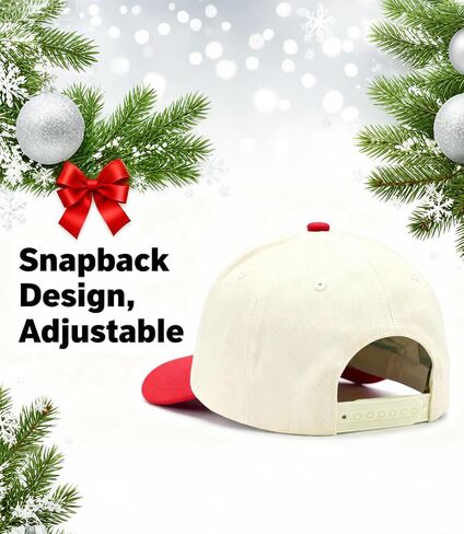 قبعة Waldeal Merry Christmas Trucker للرجال والنساء، قبعة للأب في عيد الميلاد قابلة للتعديل بلونين للجنسين، قبعة حفلات العطلات in Saudi Arabia