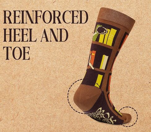InnoBeta Librarian Gifts Socks for Women Men - Appreciation Gifts for Librarian, One Size in Saudi Arabia