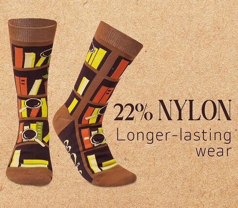 InnoBeta Librarian Gifts Socks for Women Men - Appreciation Gifts for Librarian, One Size in Saudi Arabia