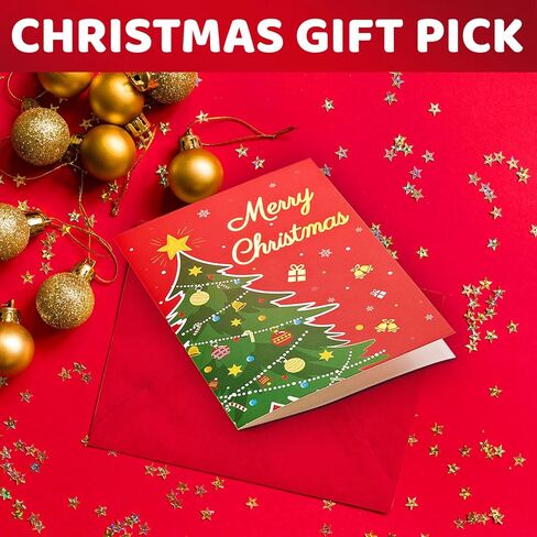 HAPPYPOP Funny Christmas Socks - Unisex Merry Animal Xmas Gifts for Adult & Kids with Card in Saudi Arabia