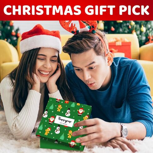 HAPPYPOP Funny Christmas Socks - Unisex Merry Animal Xmas Gifts for Adult & Kids with Card in Saudi Arabia