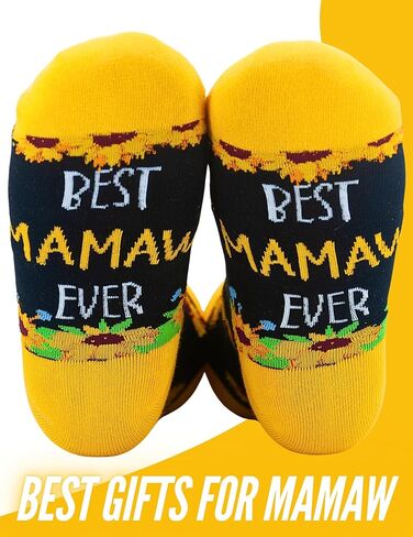InnoBeta Mamaw Gifts, Mothers Day Gifts for Mamaw, One Size Crew Socks on Mother's Day, Christmas, Birthday in Saudi Arabia