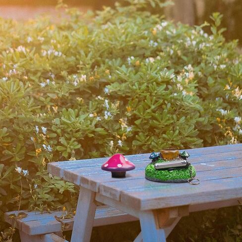 Cute Mushroom Ash tray for Cigarettes,Indoor/Outdoor Ashtray for Patio、Home、Office Decor, Ashtrays for Cigar With 3 Cigarette Ports in Saudi Arabia