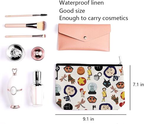 LONGXIN Mr. Bobinsky Cosmetic Make up Bag The Secret Door Lover Gift Ghost Mom Cartoon Movie Merch Makeup Zipper Pouch Bag in Saudi Arabia