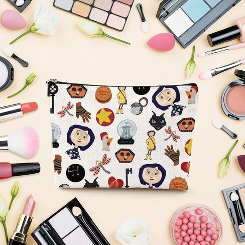 LONGXIN Mr. Bobinsky Cosmetic Make up Bag The Secret Door Lover Gift Ghost Mom Cartoon Movie Merch Makeup Zipper Pouch Bag in Saudi Arabia