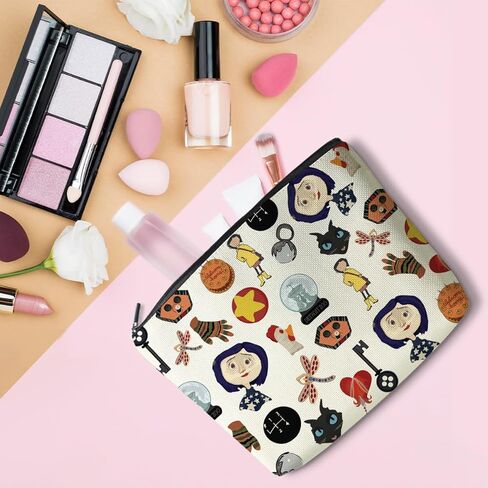 LONGXIN Mr. Bobinsky Cosmetic Make up Bag The Secret Door Lover Gift Ghost Mom Cartoon Movie Merch Makeup Zipper Pouch Bag in Saudi Arabia