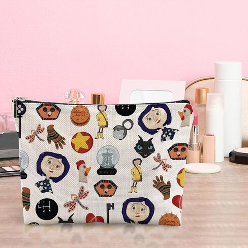 LONGXIN Mr. Bobinsky Cosmetic Make up Bag The Secret Door Lover Gift Ghost Mom Cartoon Movie Merch Makeup Zipper Pouch Bag in Saudi Arabia
