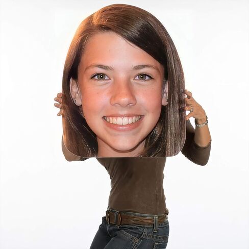 Big Head Cutout - Custom Made Vinyl - Personalized Face Cutouts for Special Occasions - Big Cut Out Heads for Party Decor, Photo Props, Graduation, Events & Celebrations (2ft., 24" x 16") in Saudi Arabia
