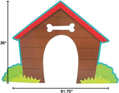 Doghouse Cardboard Stand-Up - Pet and Dog Party Decor - Over 3 Feet Tall in Saudi Arabia