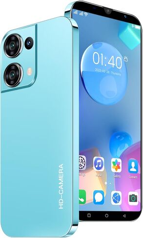 Cheap Mobile Phones, 5.0" IPS Display, Android 9.0, Dual SIM Dual Camera, Quad Core, 16GB ROM【Expandable up to 128GB】, Support WiFi/Bluetooth/FM, Face Unlocked Phones (Reno9pro-Gold) in Kuwait