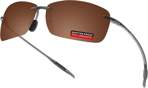عدسات بديلة من البولي كربونات PRO+ وأطقم مطاطية لنظارات Maui Jim Lighthouse MJ423 الشمسية in Kuwait